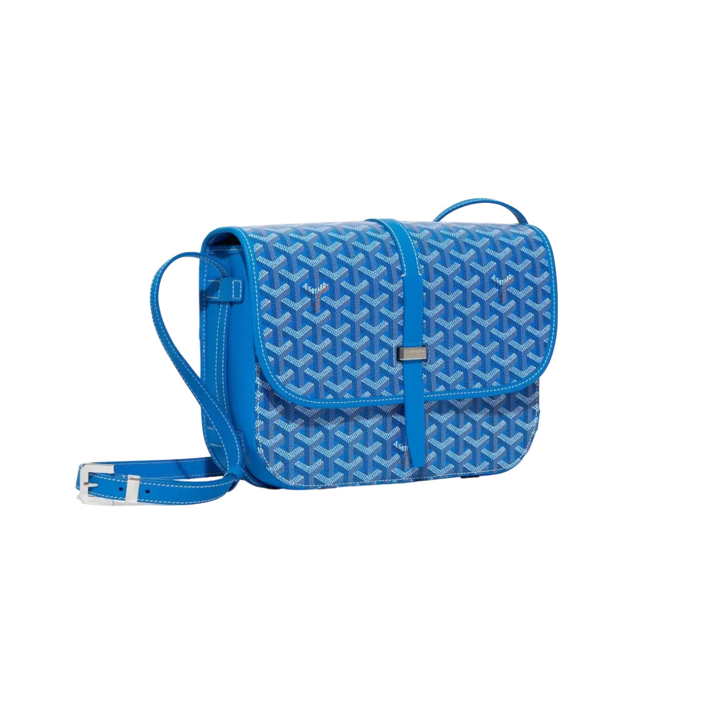 Goyard Belvedere Sky Blue Chrome Dubai