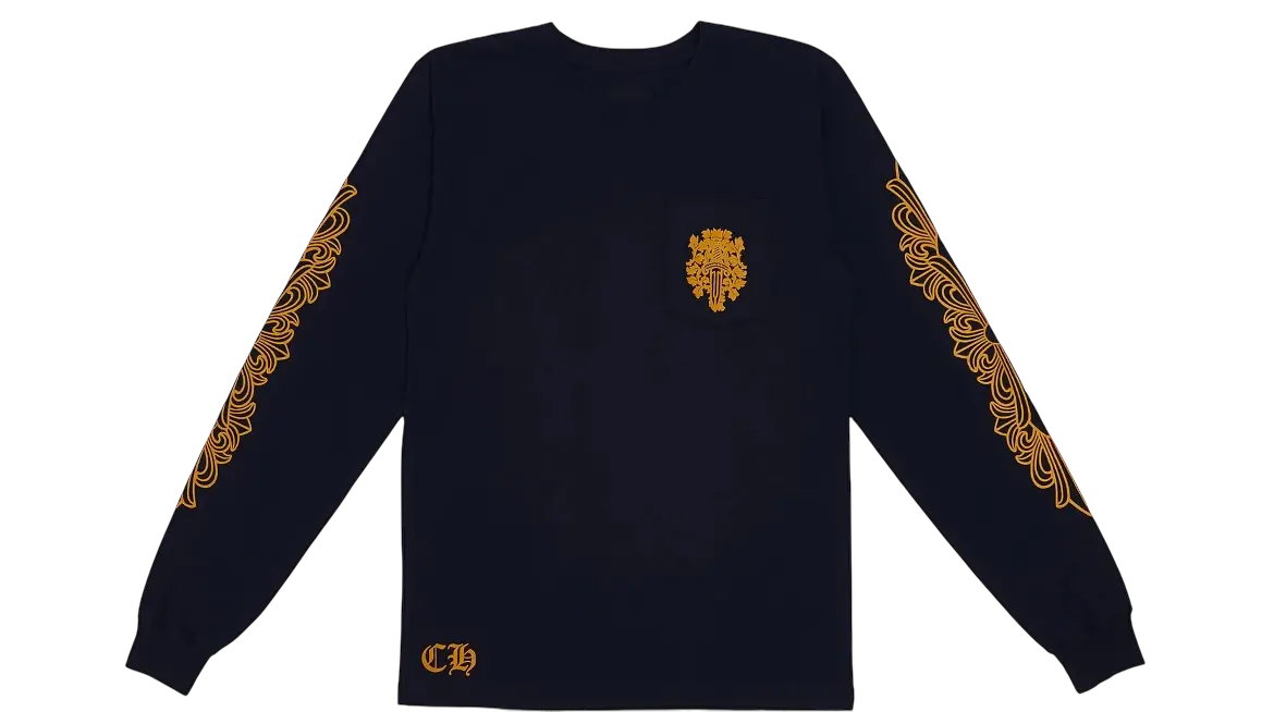 Chrome Hearts V89 Dagger Long Sleeve T-Shirt Chrome Dubai