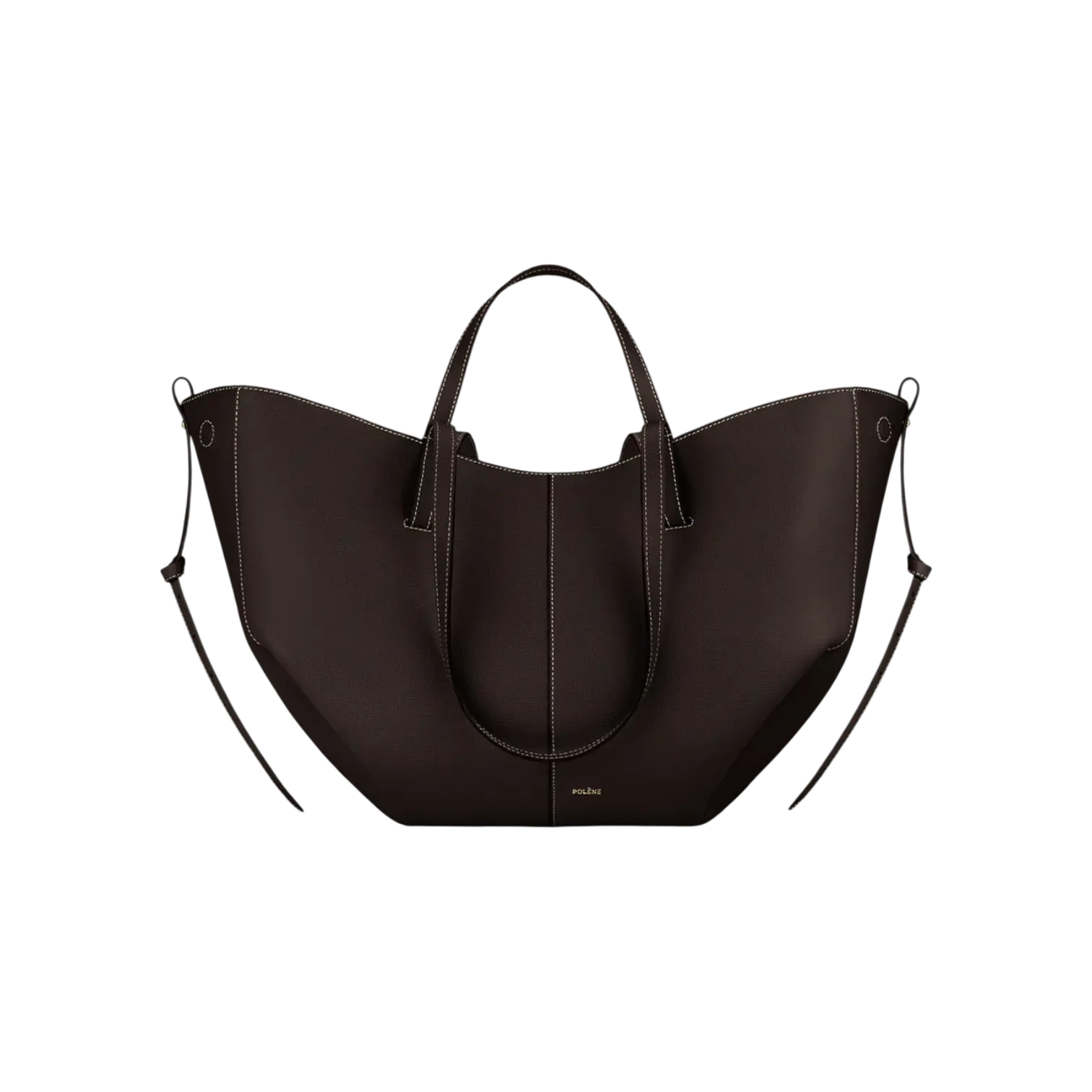 Polene Cyme Tote Bag Ebony Chrome Dubai