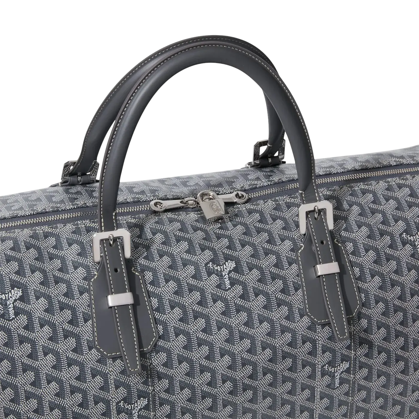 Goyard Boston 50 Bag Grey Chrome Dubai