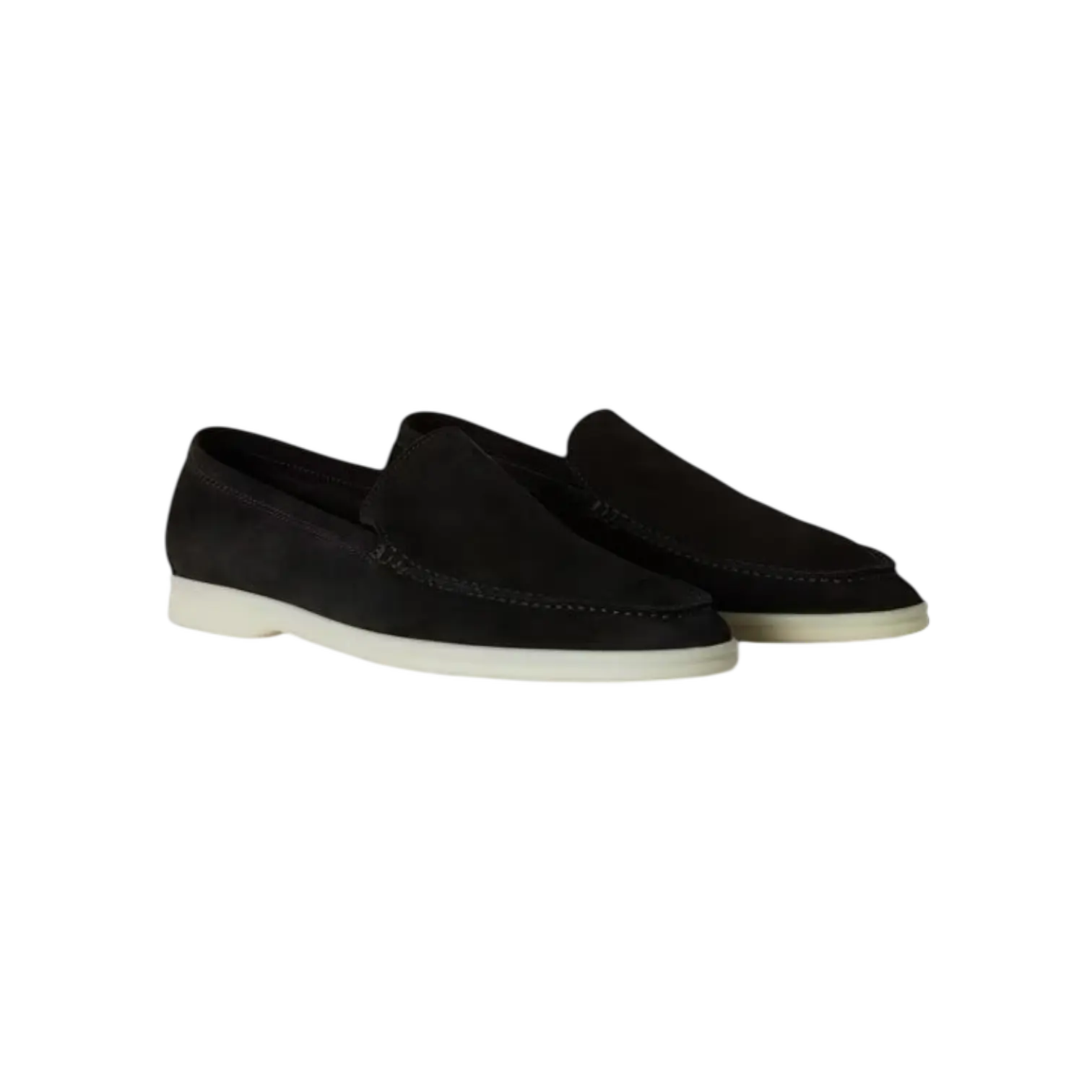 Loro Piana Summer Walk Loafer Black Chrome Dubai