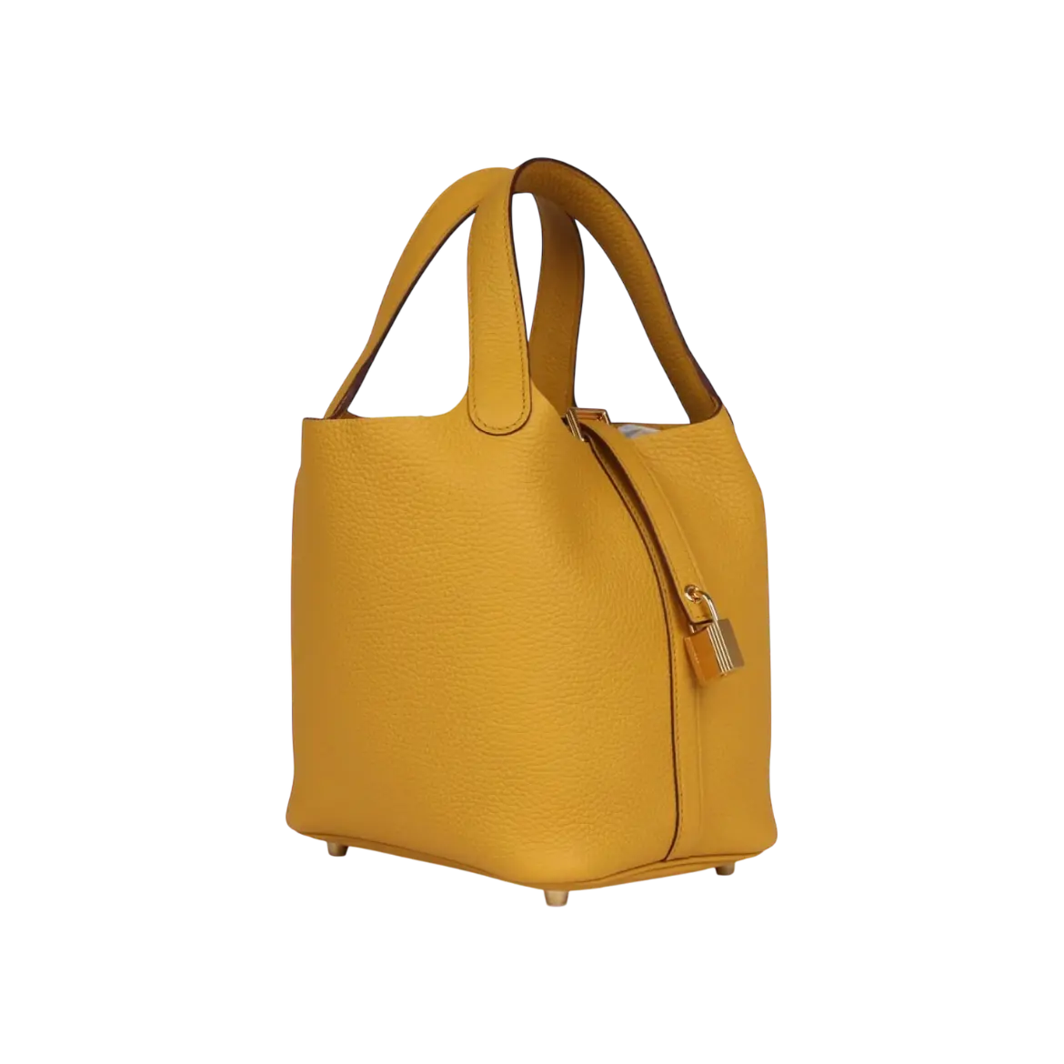 Hermès Picotin Lock 18 Jaune Ambre Clemence Gold Hardware Chrome Dubai