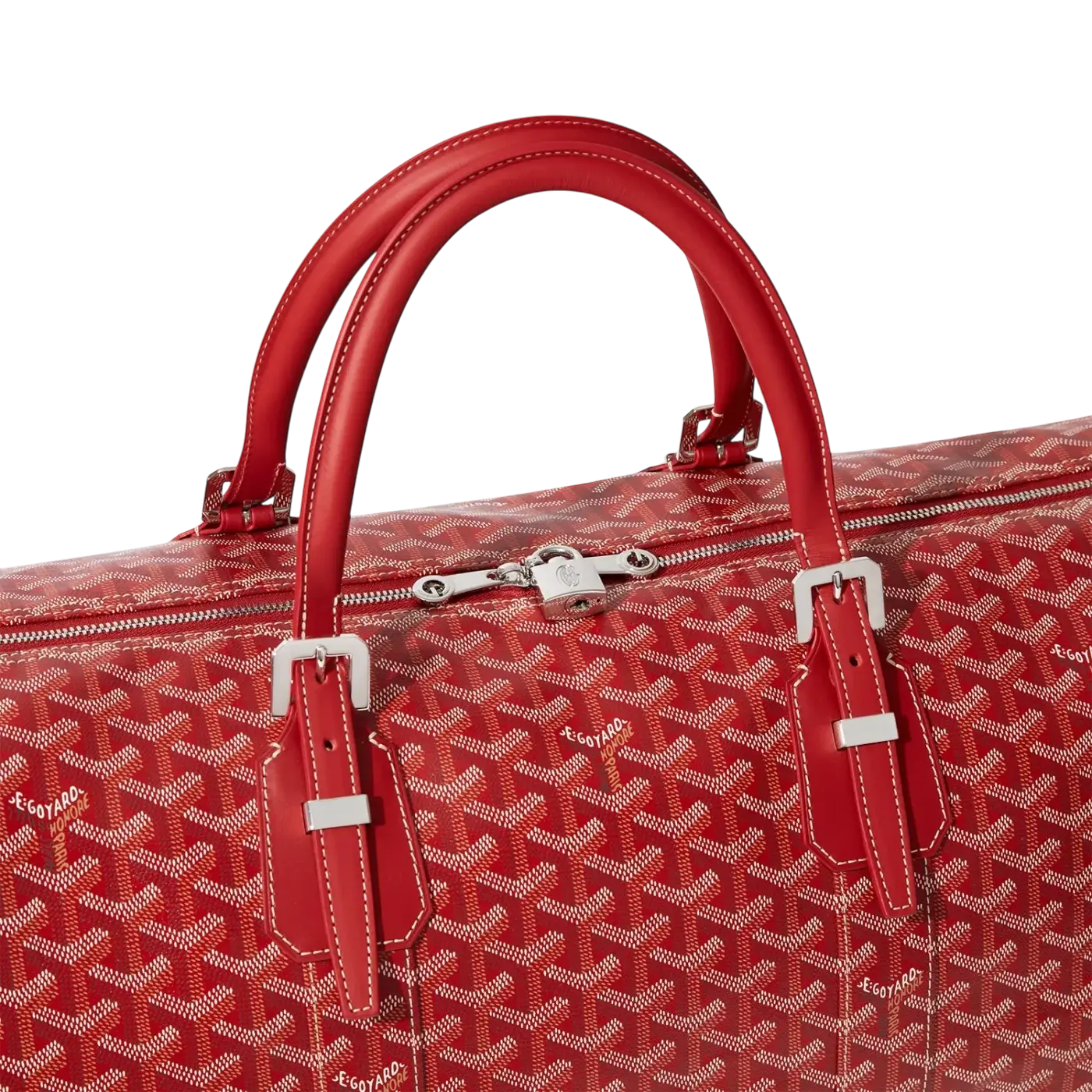 Goyard Boston 50 Bag Red Chrome Dubai