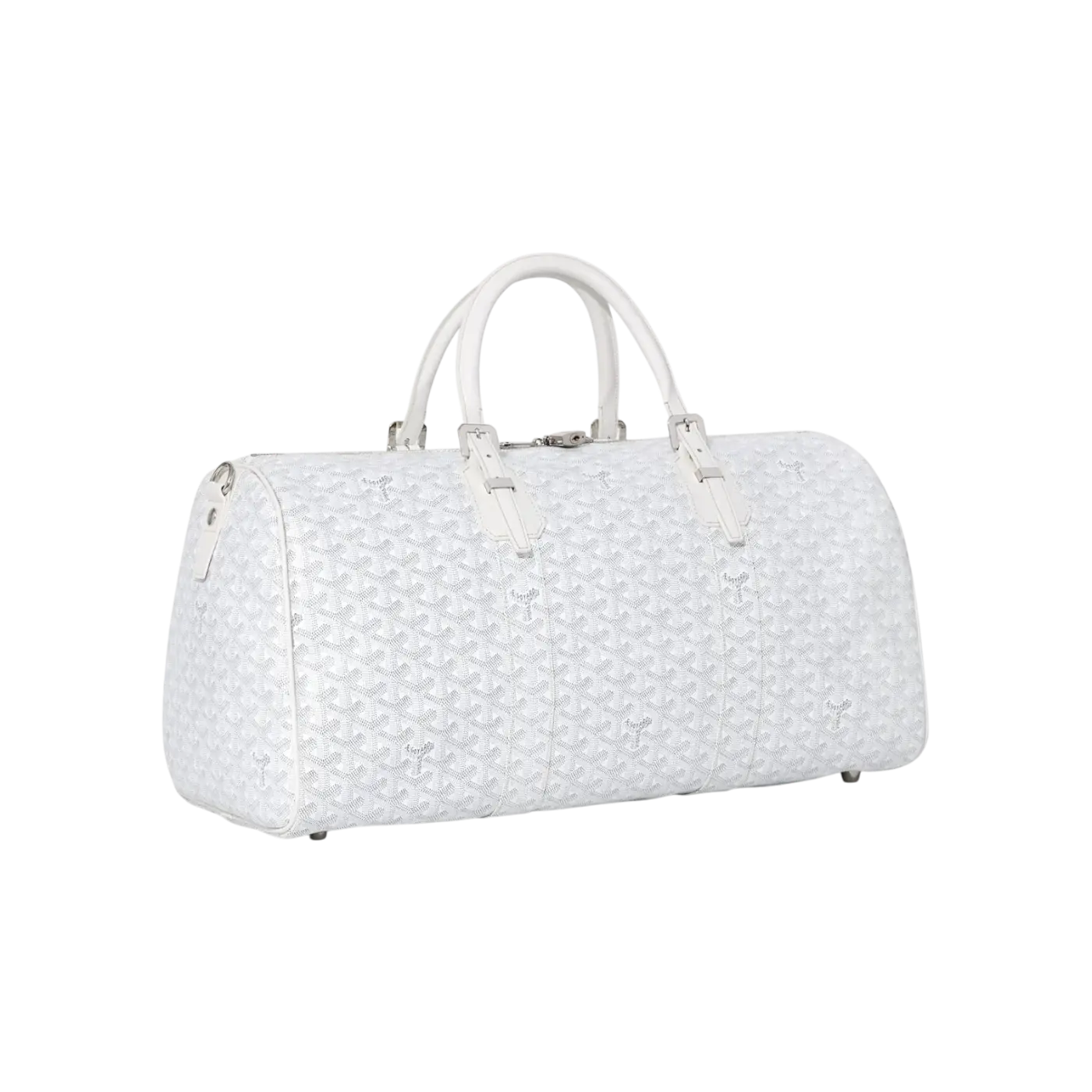 Goyard Boston 50 Bag White Chrome Dubai