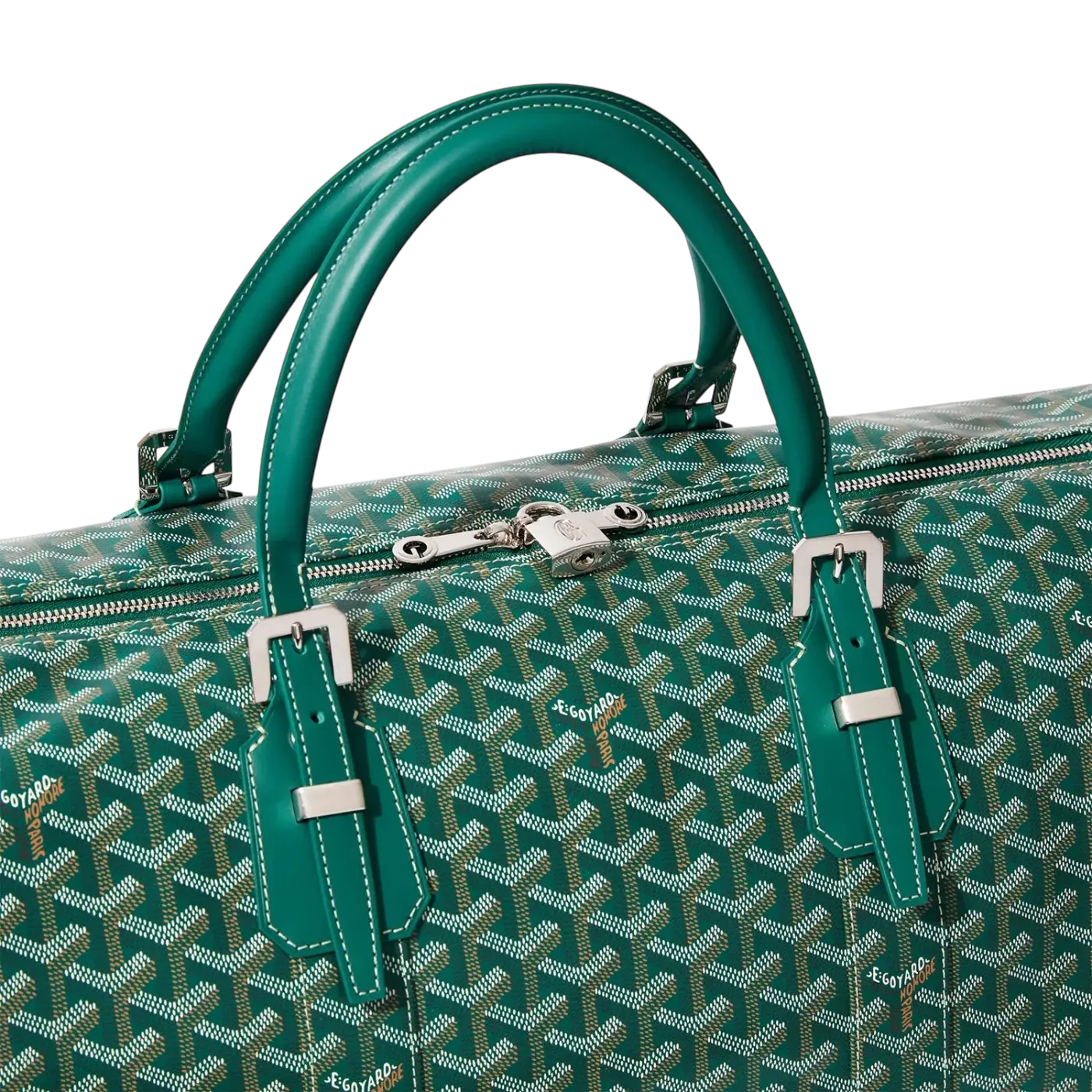 Goyard Boston 50 Bag Green Chrome Dubai