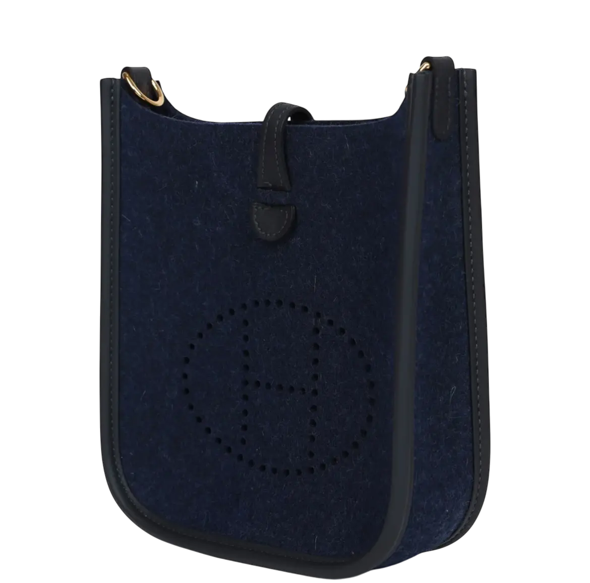 Hermes Evelyne TPM Bleu Nuit Feutre and Caban Swift Gold Hardware Chrome Dubai