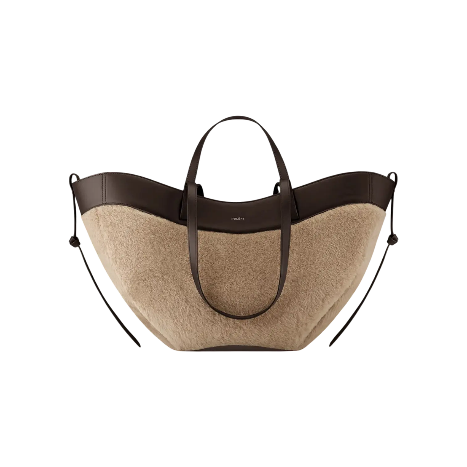 Polene Cyme Tote Bag Alpaca Chrome Dubai