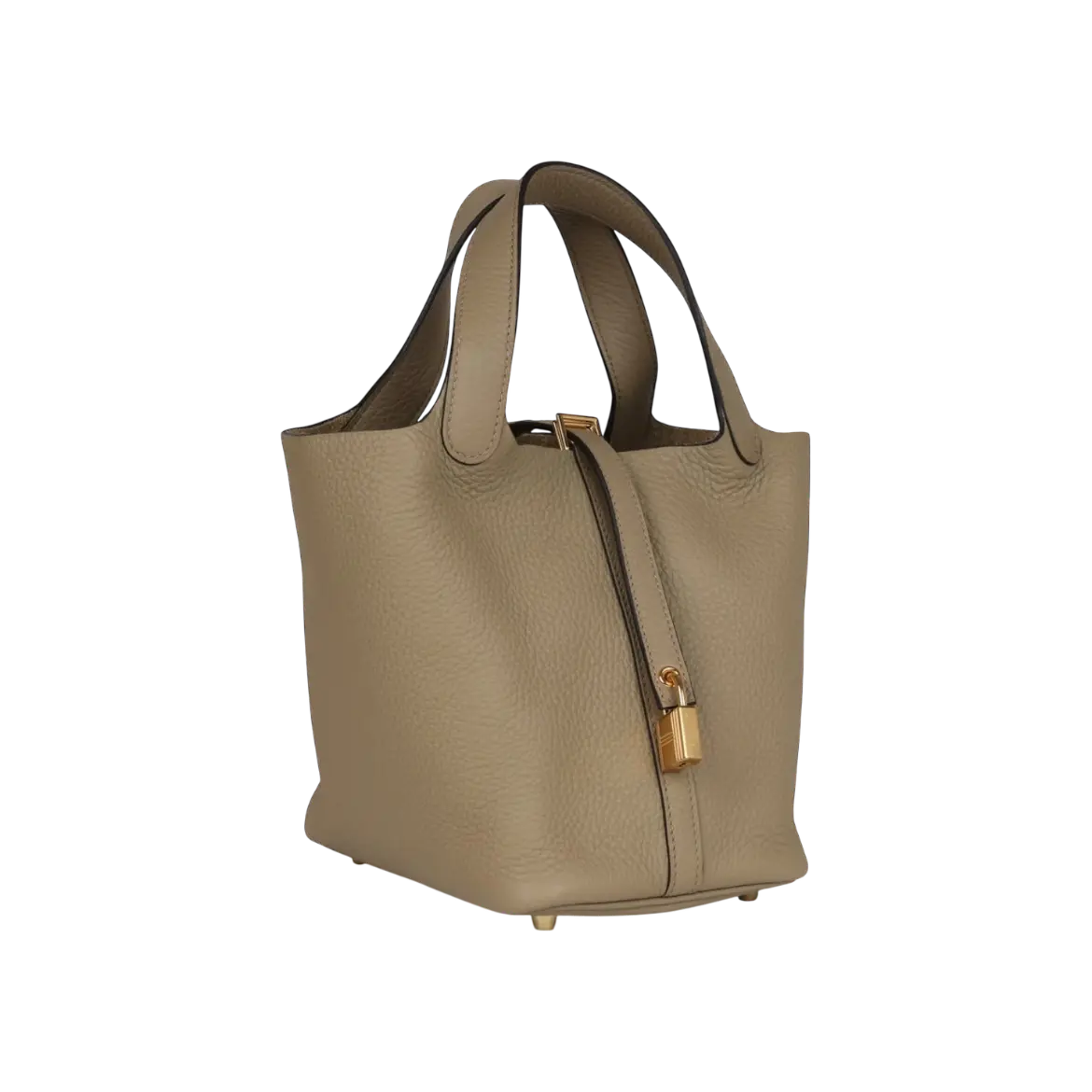 Hermès Picotin Lock 18 Beige Marfa Clemence Gold Hardware Chrome Dubai