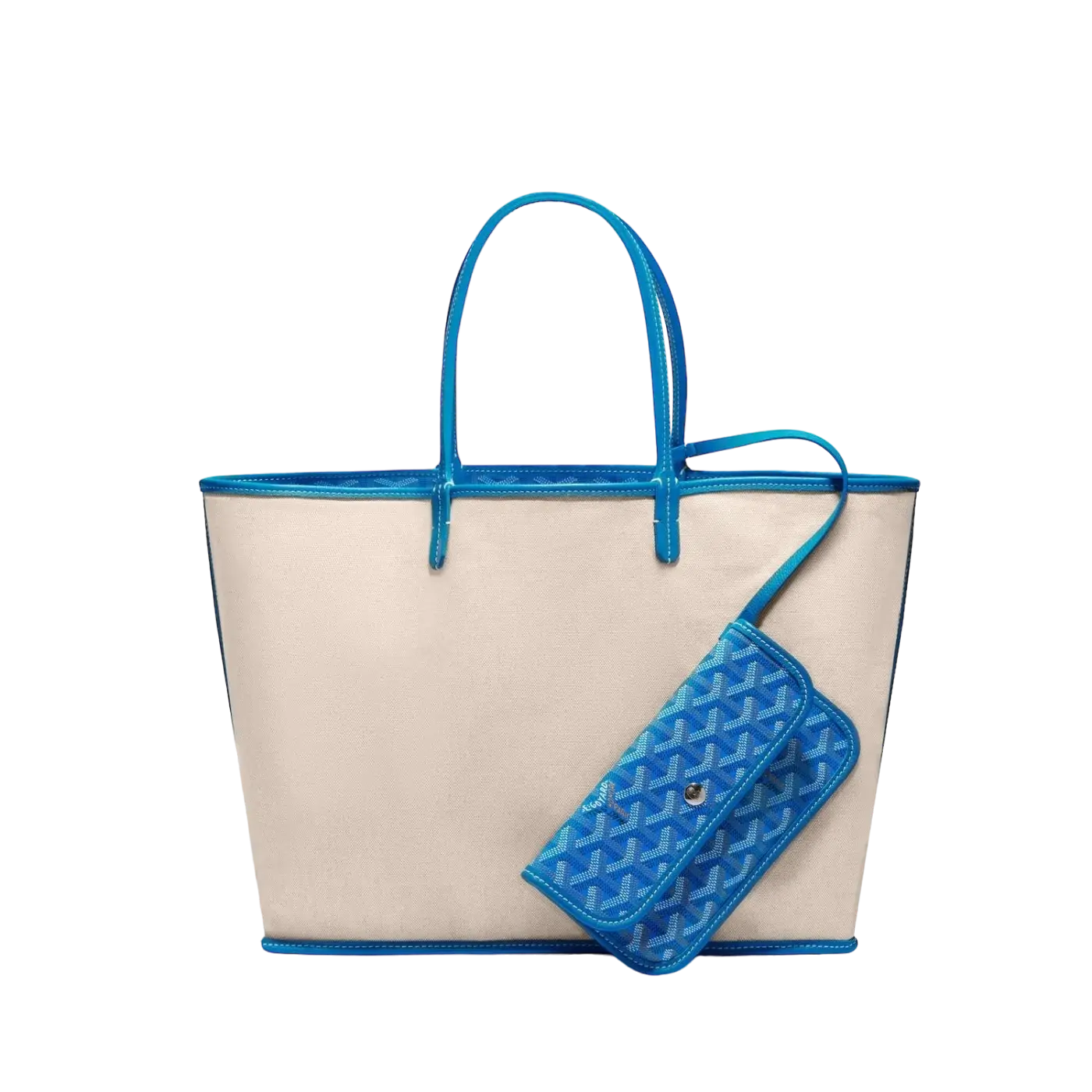 Goyard Saint Louis Tote Sky Blue Chrome Dubai