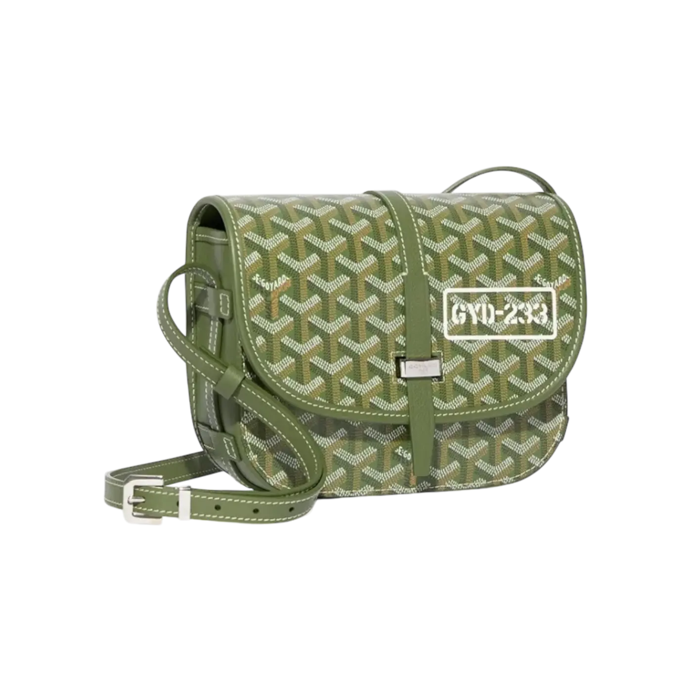 Goyard Belvedere Khaki Green Chrome Dubai