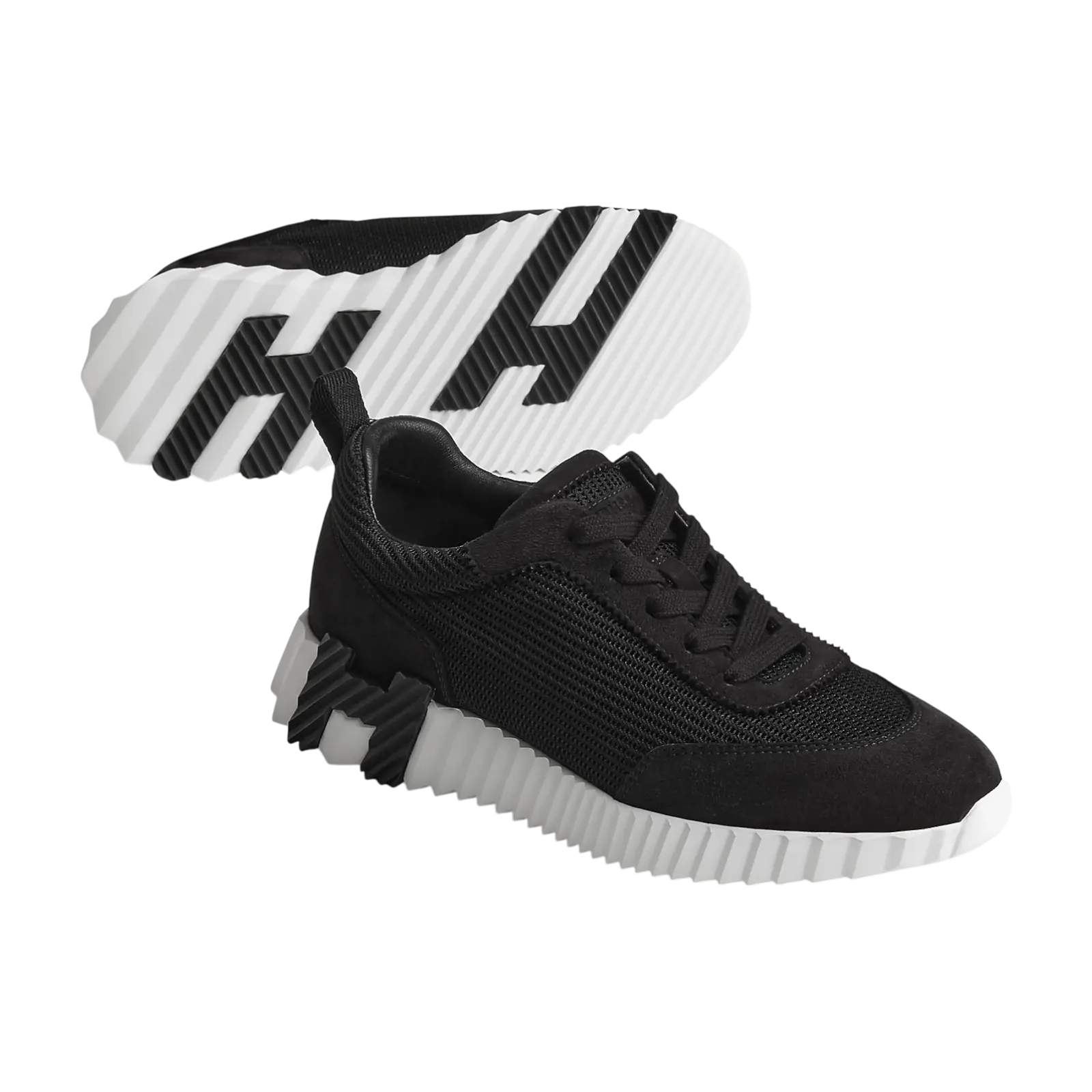 Hermes Bouncing Sneaker Noir  Chrome Dubai