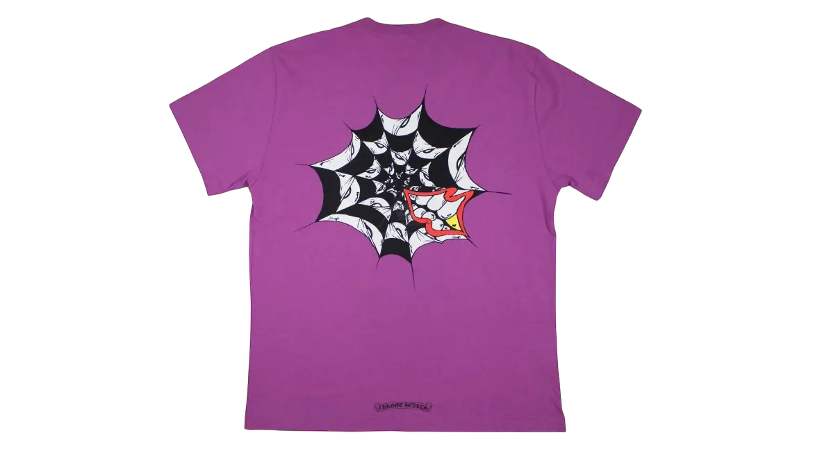 Chrome Hearts Matty Boy Spider Web T-Shirt Chrome Dubai