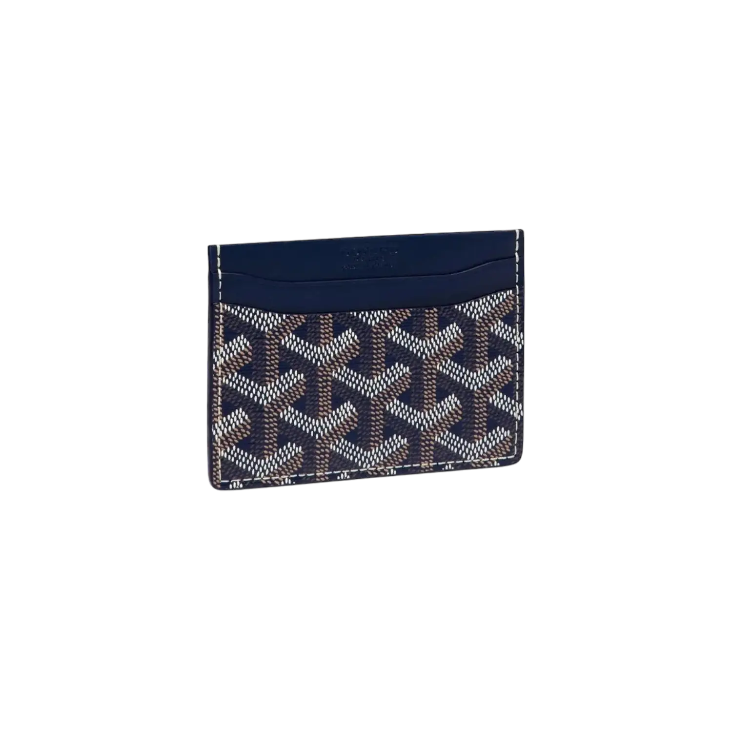 Goyard Saint Sulpice Card Holder Navy Blue Chrome Dubai