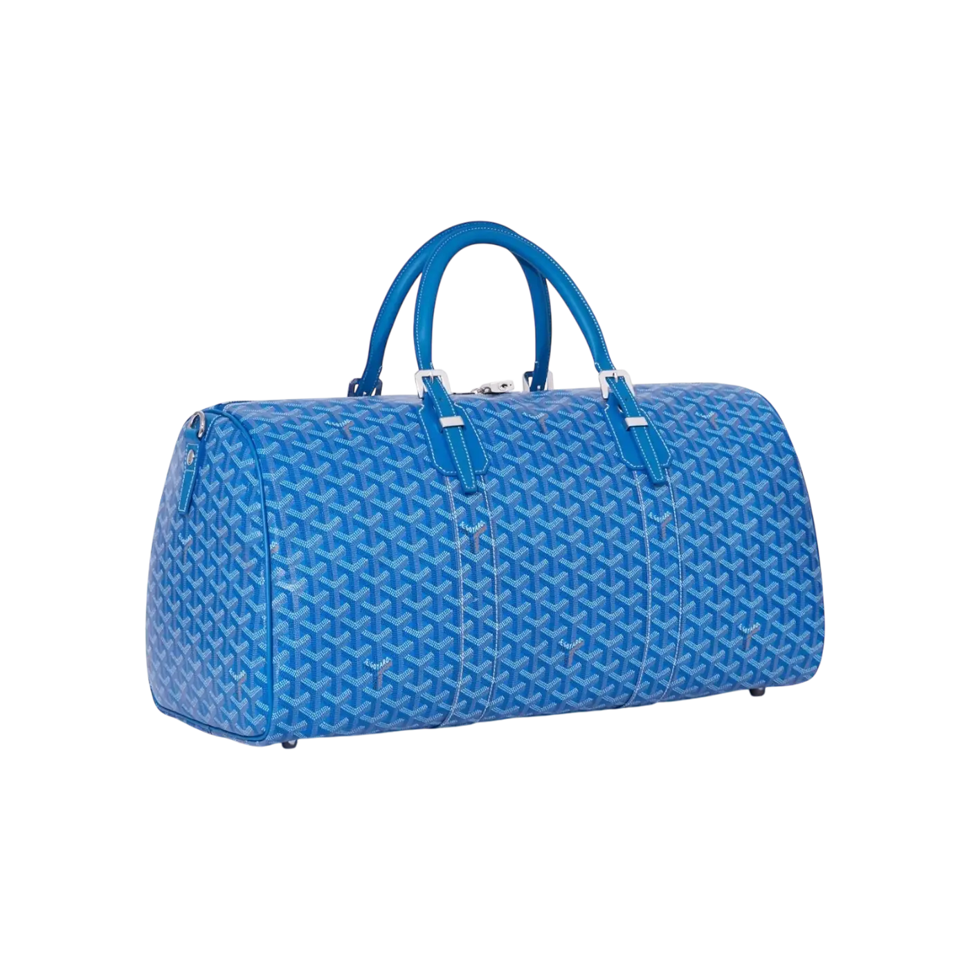 Goyard Boston 50 Bag Sky Blue Chrome Dubai