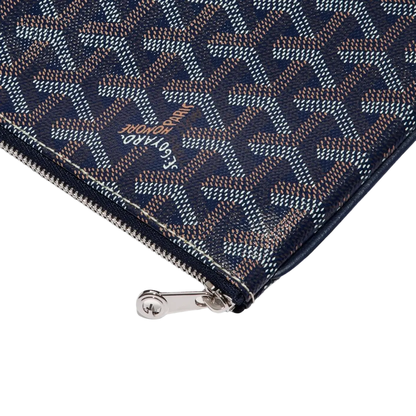 Goyard Senat Pouch Navy Blue Chrome Dubai