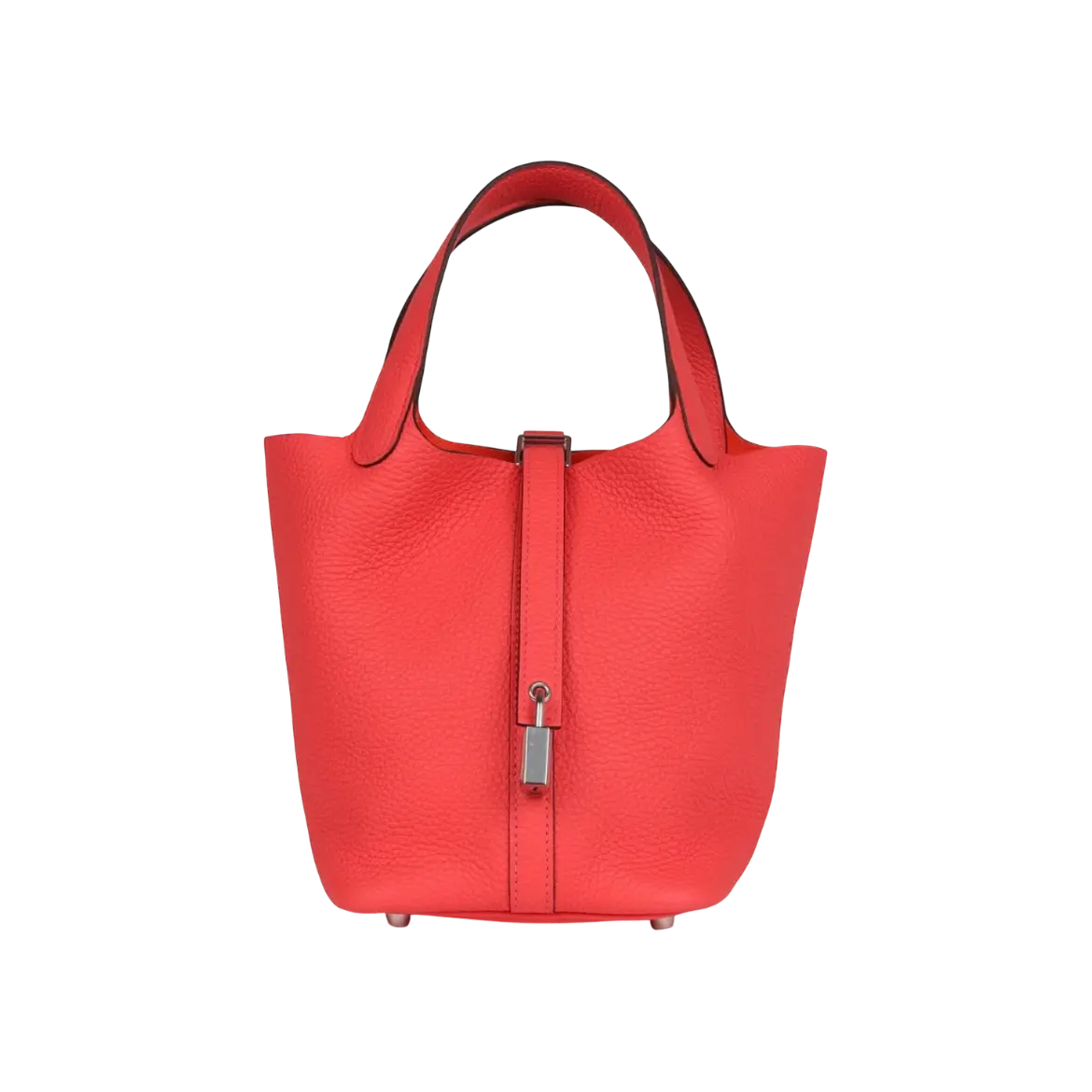 Hermès Picotin Lock 18 Rose Texas Clemence Palladium Hardware Chrome Dubai