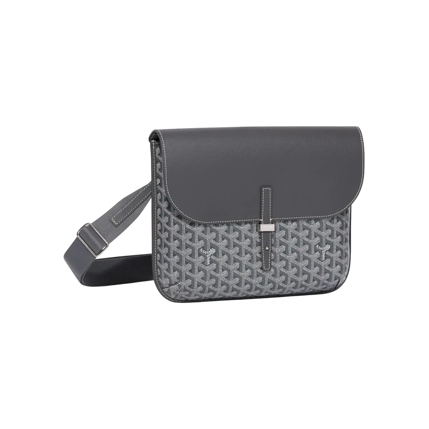 Goyard Coursier Messenger Bag Grey Chrome Dubai