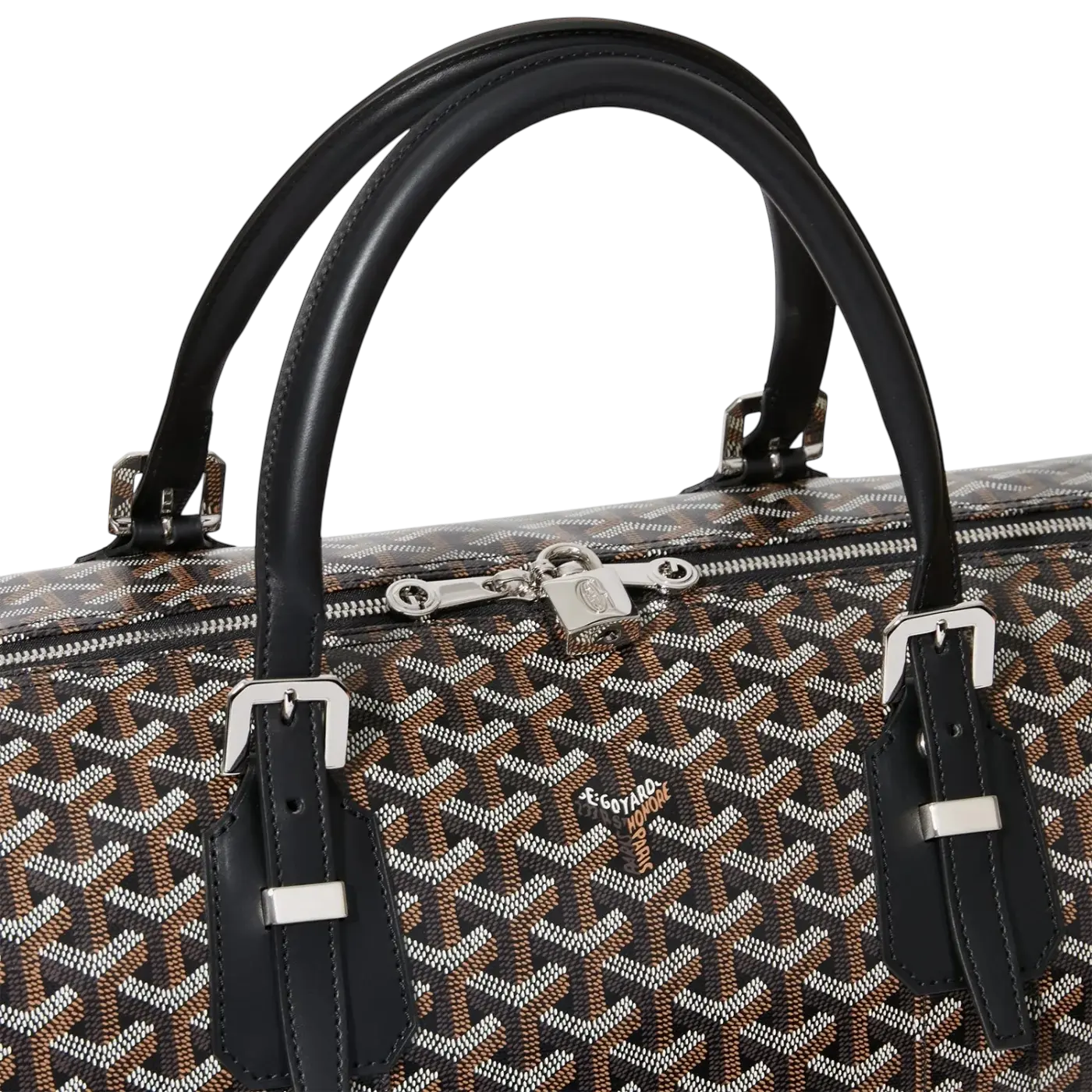 Goyard Boston 50 Bag Black Chrome Dubai