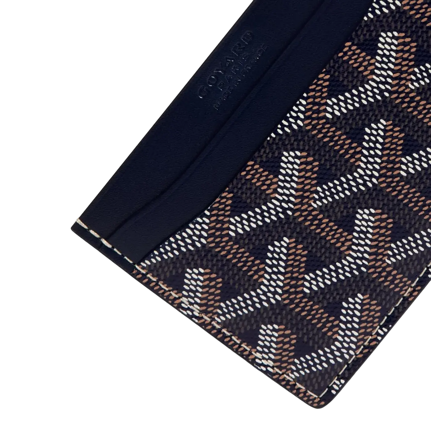 Goyard Saint Sulpice Card Holder Navy Blue Chrome Dubai