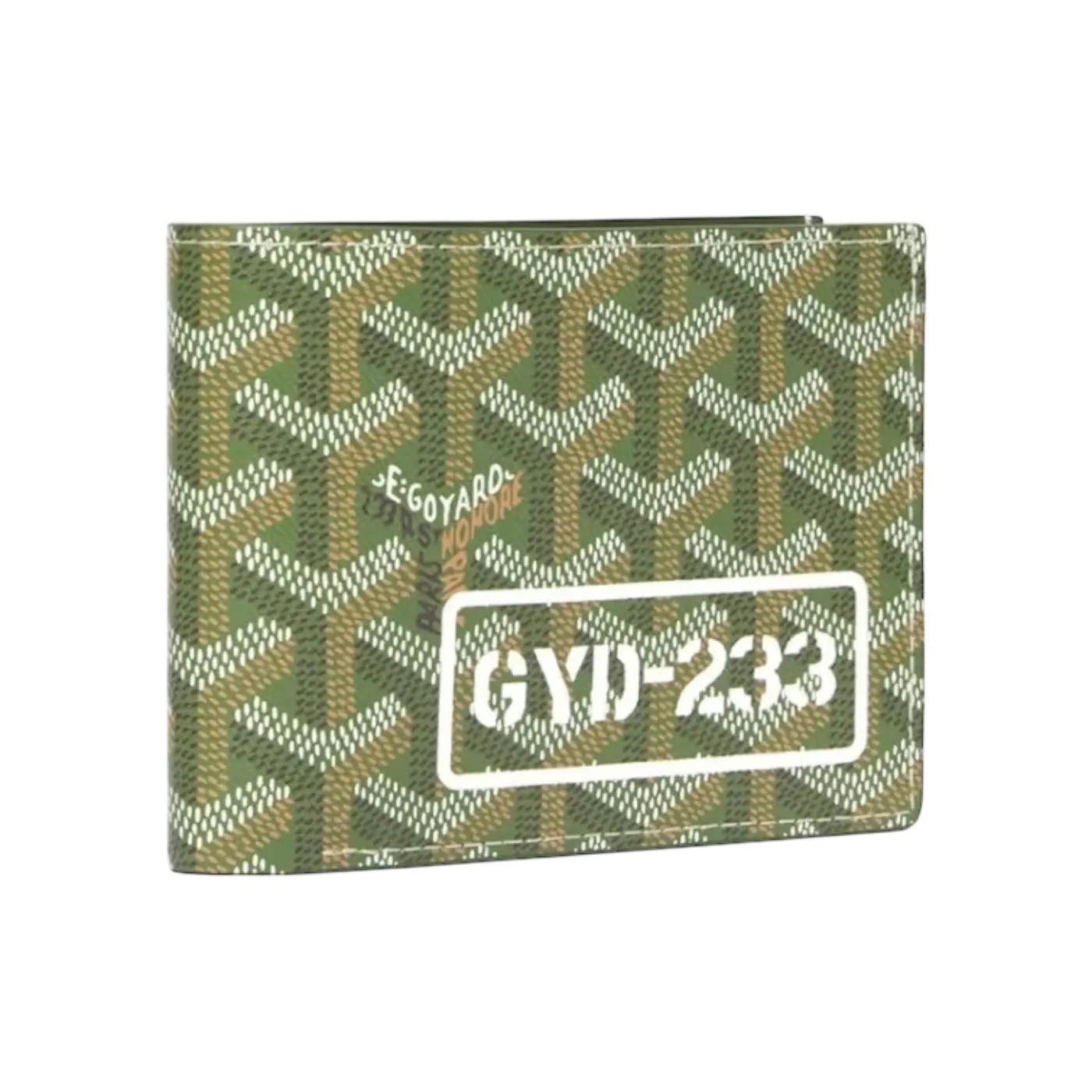 Goyard Victoire Wallet Khaki Green Chrome Dubai