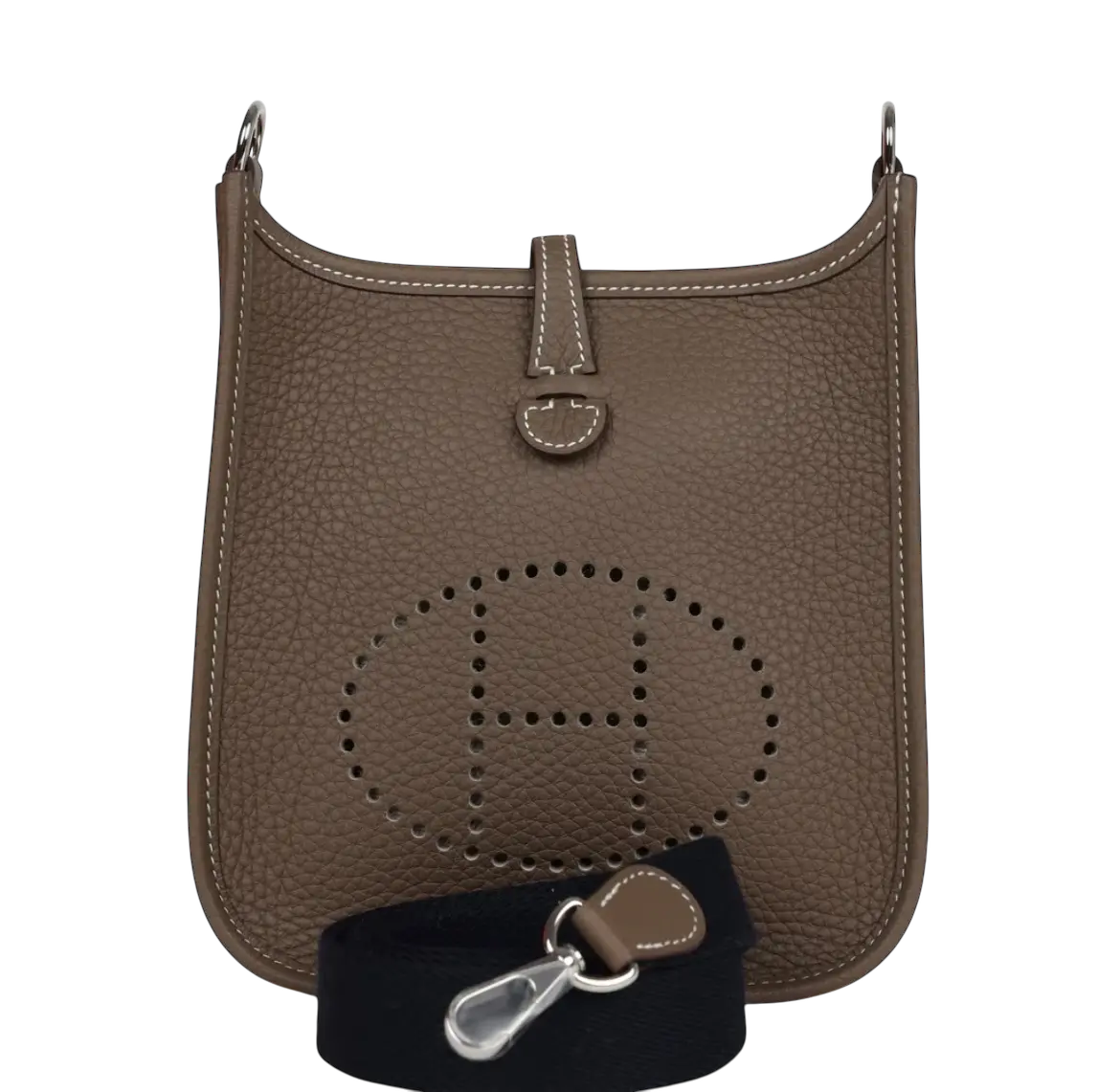 Hermès Evelyne TPM Etoupe Clemence Palladium Hardware Chrome Dubai