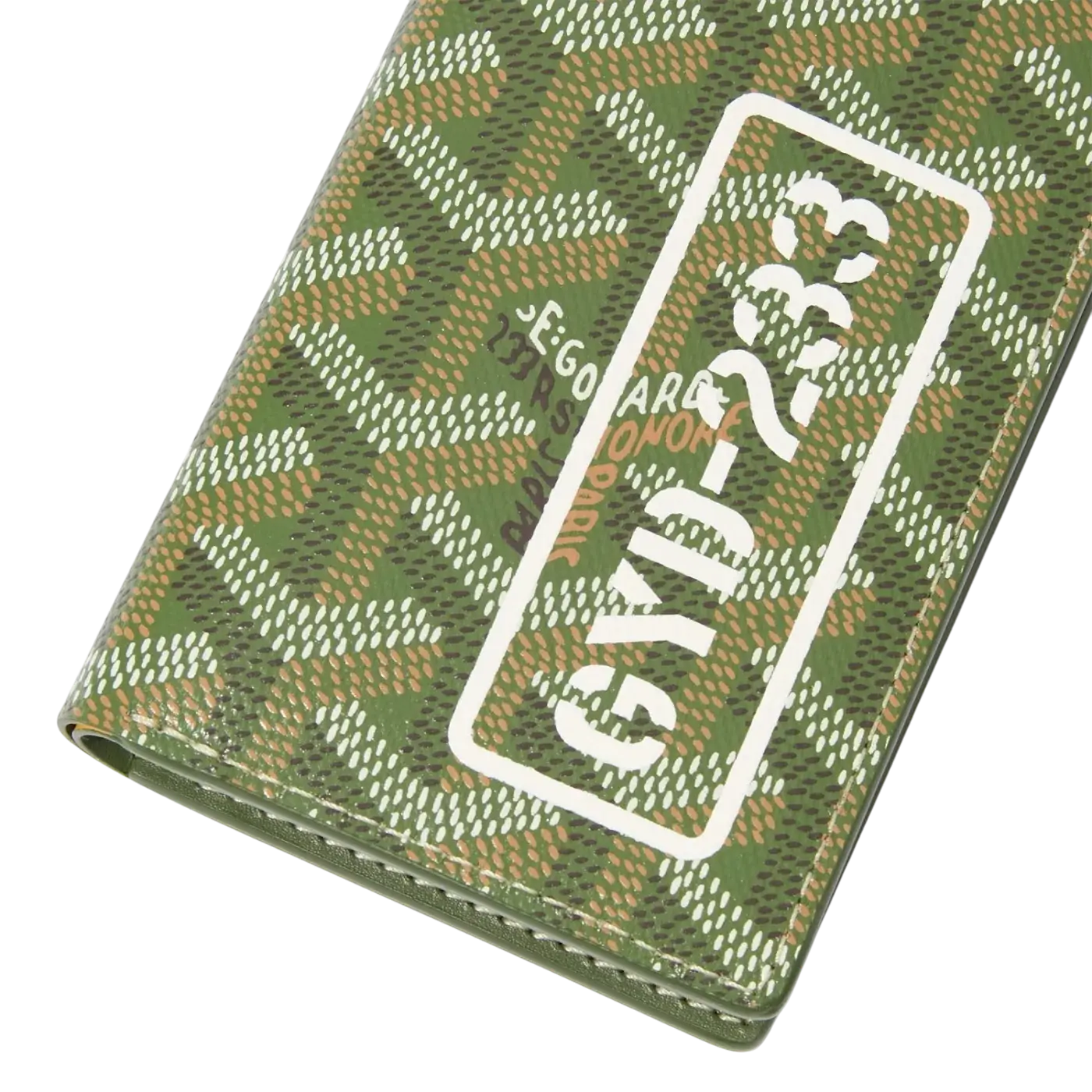 Goyard Saint Pierre Card Holder Khaki Green Chrome Dubai