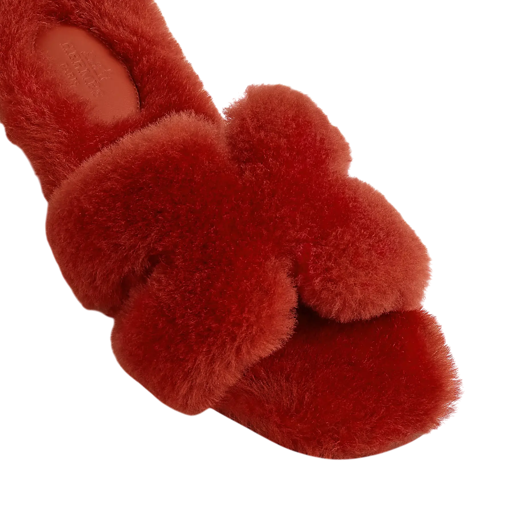 Hermes Oran Sandal Rouge De Turin Chrome Dubai