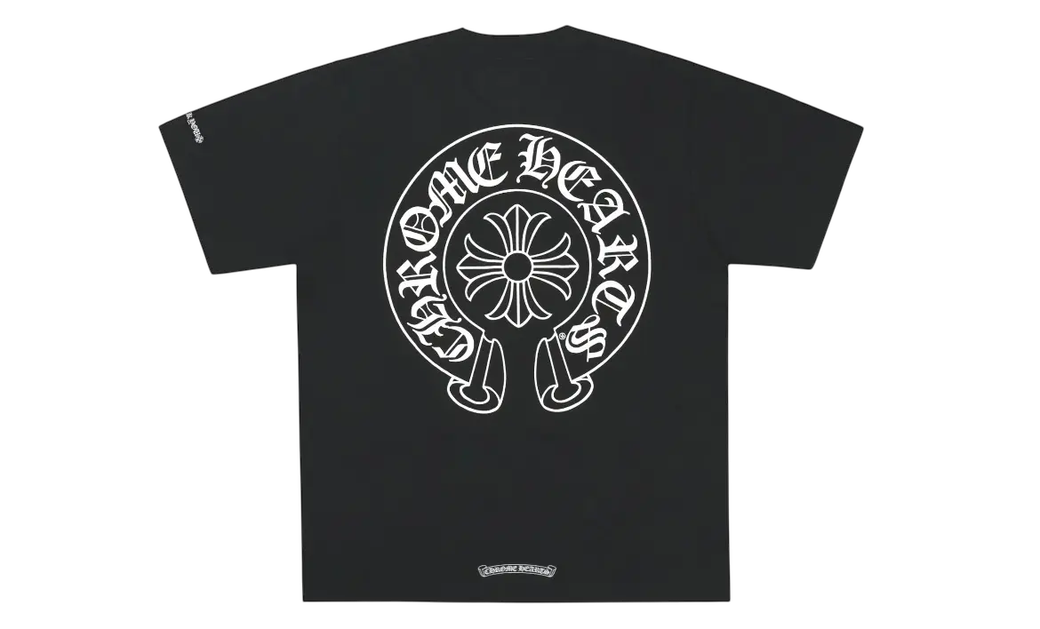 Chrome Hearts Horseshoe Logo Pocket T-Shirt Black Chrome Dubai