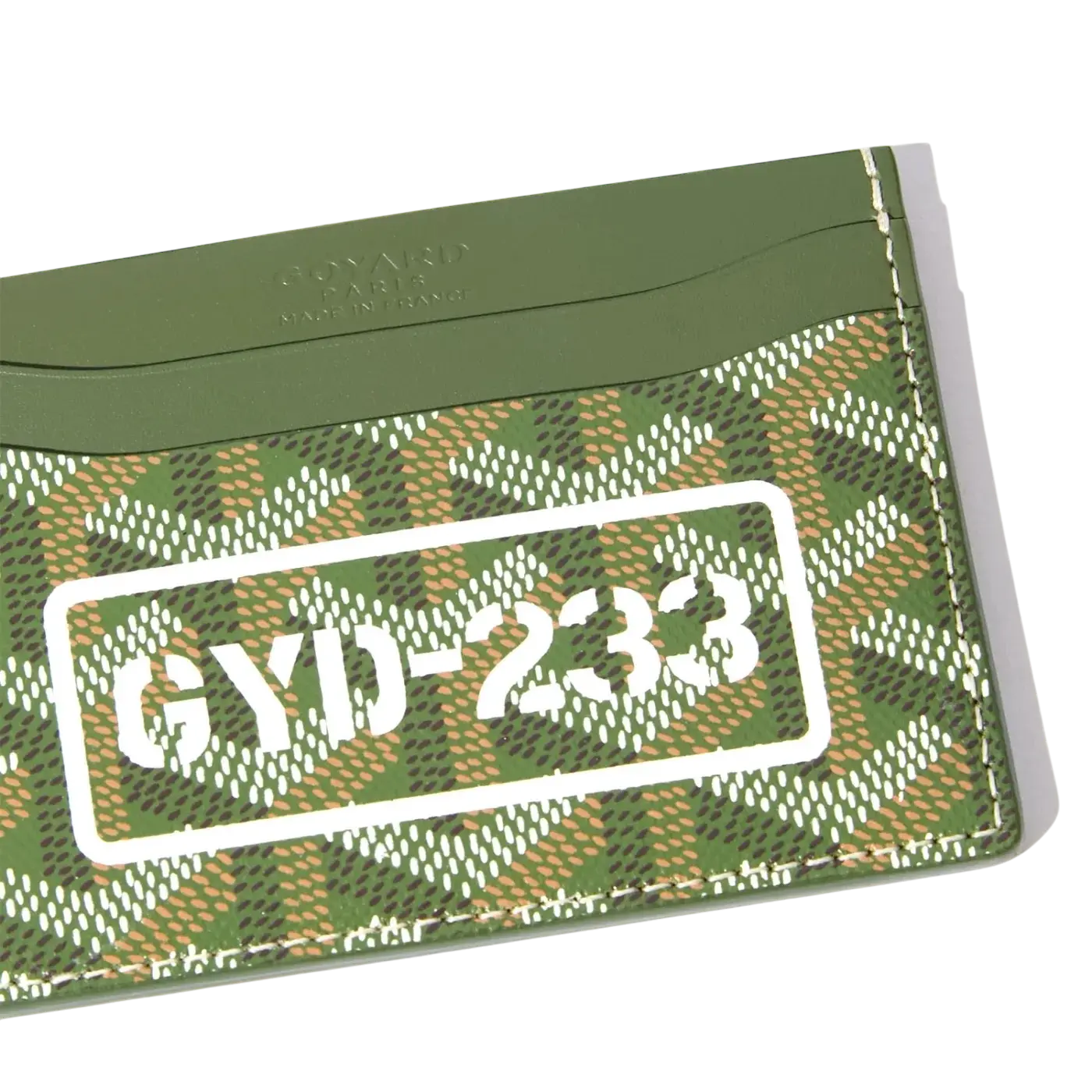 Goyard Saint Sulpice Card Holder Khaki Green Chrome Dubai