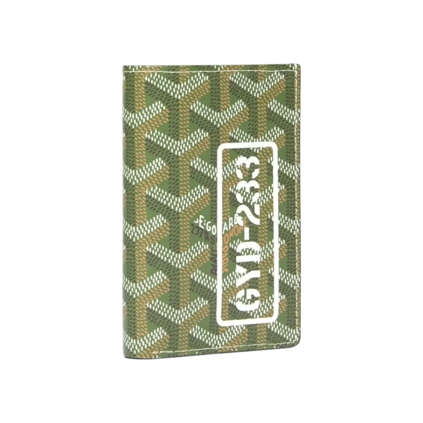 Goyard Saint Pierre Card Holder Khaki Green Chrome Dubai