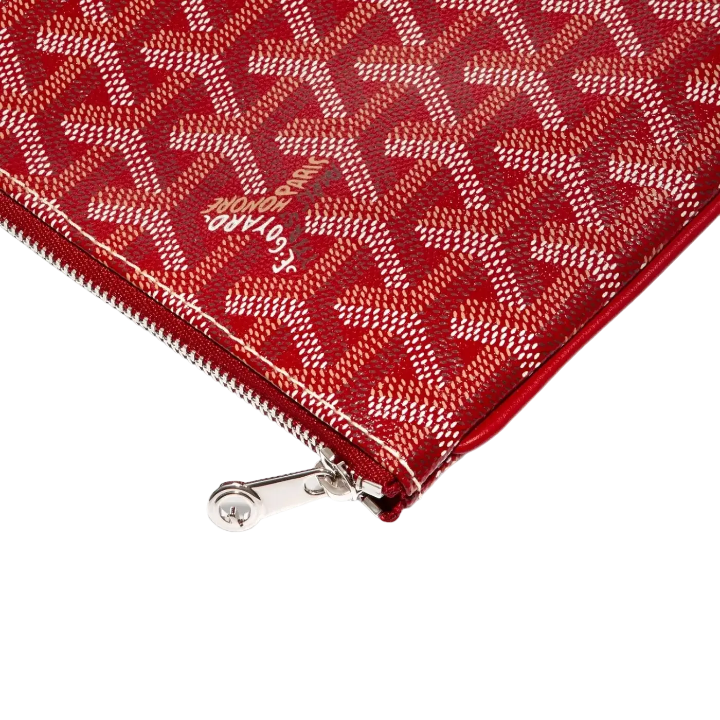 Goyard Senat Pouch Red Chrome Dubai