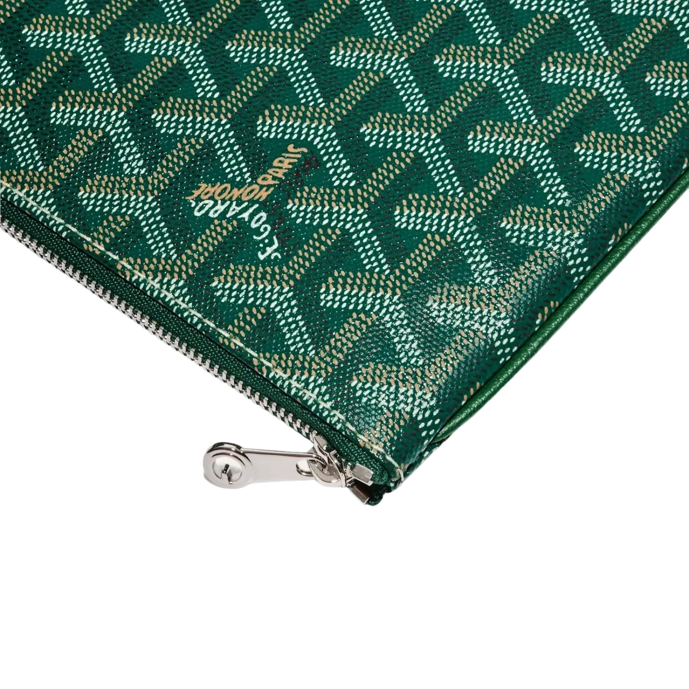 Goyard Senat Pouch Green Chrome Dubai