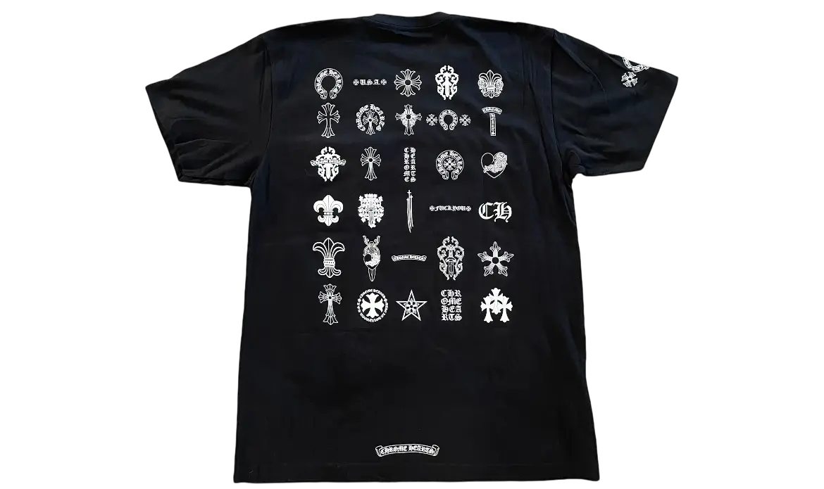 Chrome Hearts Multi Logo T-Shirt Chrome Dubai