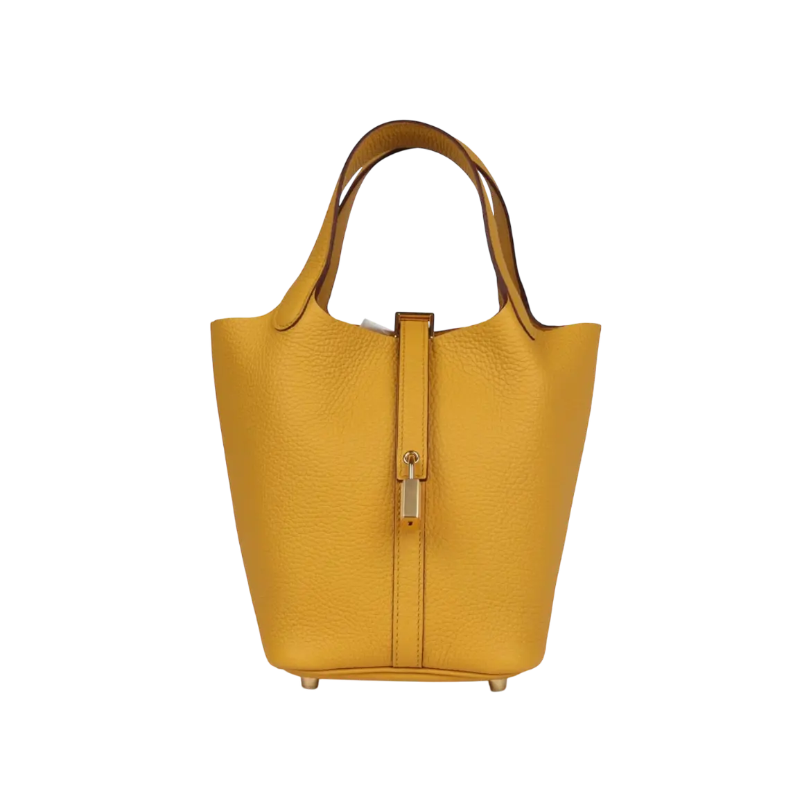 Hermès Picotin Lock 18 Jaune Ambre Clemence Gold Hardware Chrome Dubai