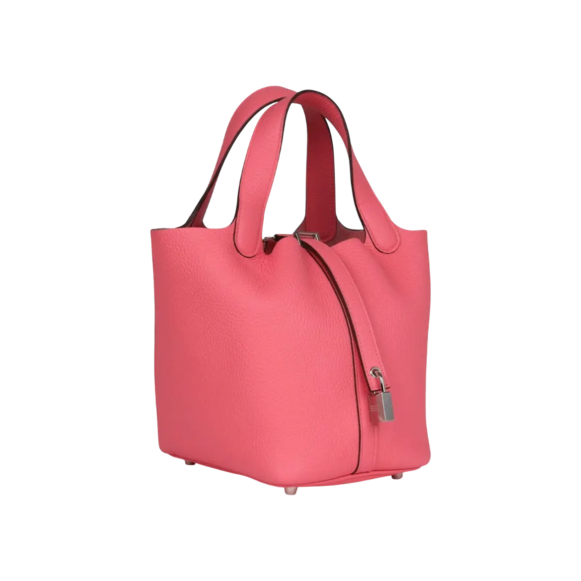 Hermès Picotin Lock 18 Rose Azalee Clemence Palladium Hardware Chrome Dubai