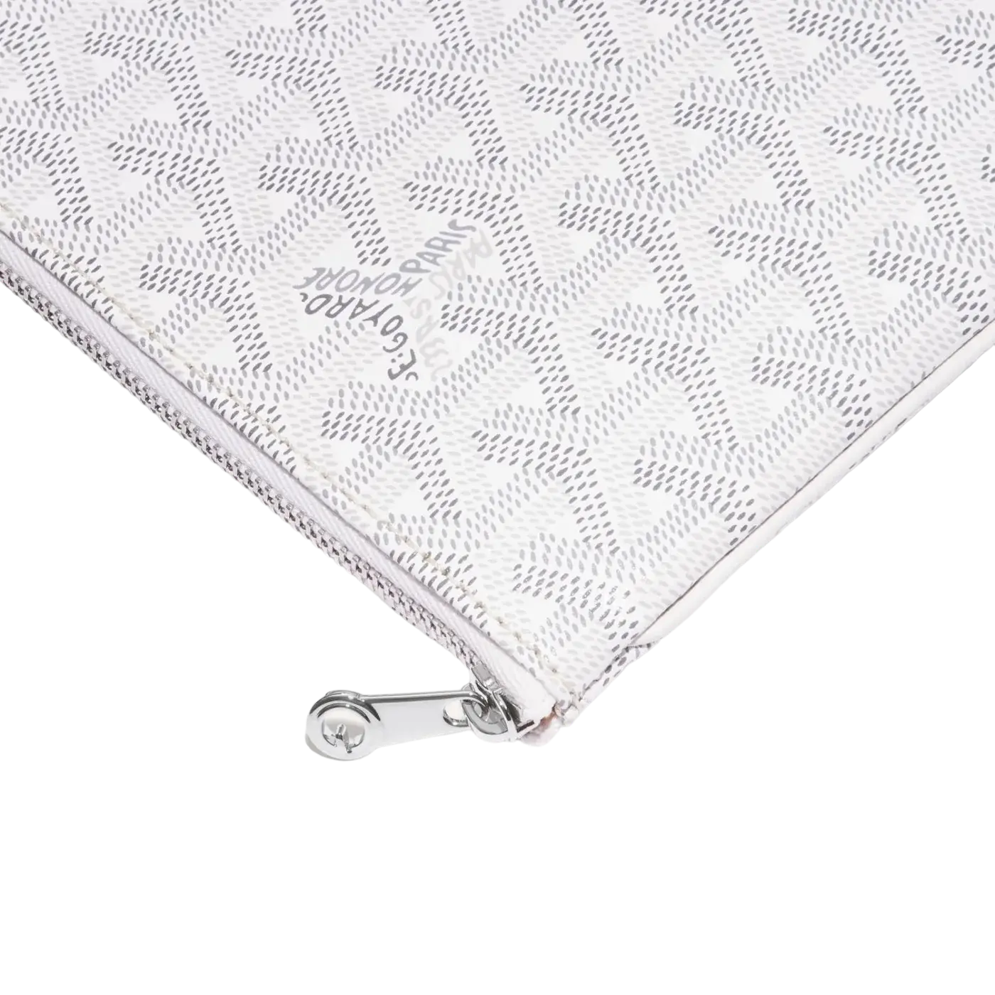 Goyard Senat Pouch White Chrome Dubai