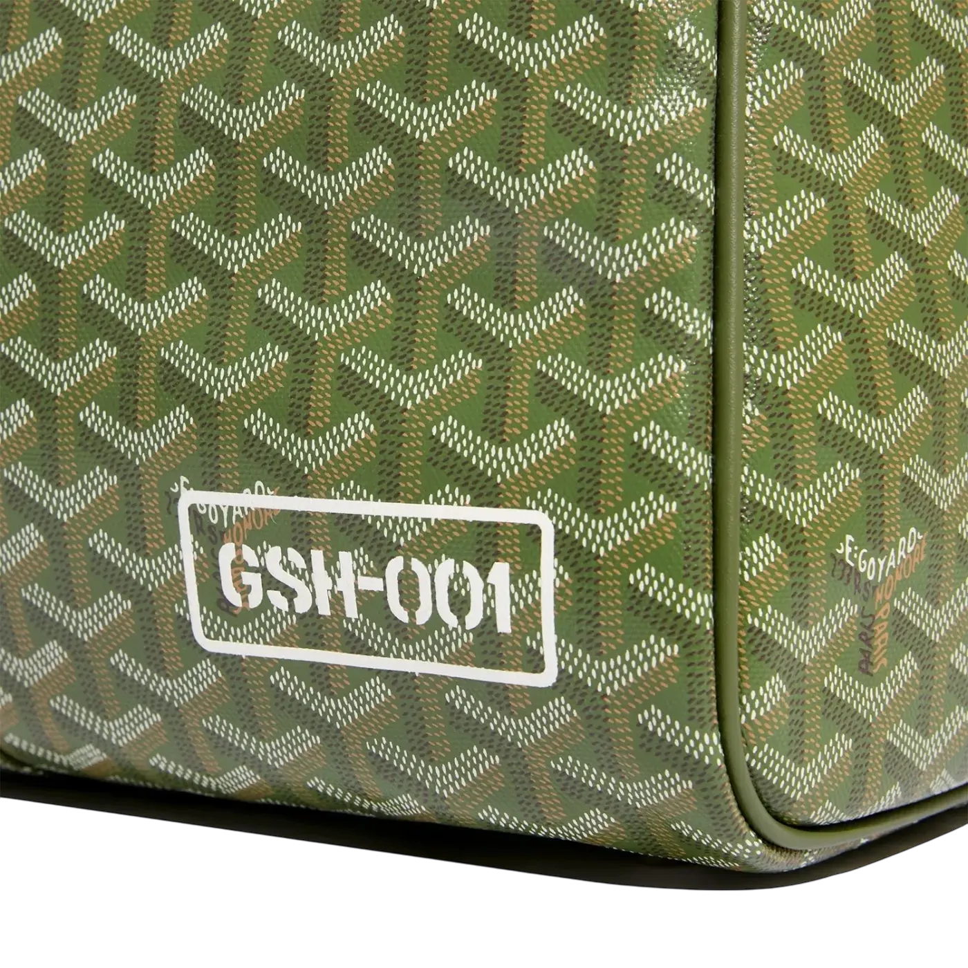 Goyard Boston 50 Duffel Bag Khaki Green Chrome Dubai