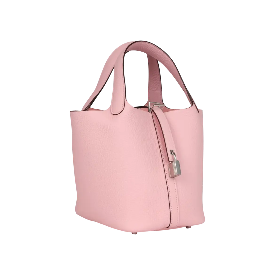 Hermès Picotin Lock 18 Rose Sakura Clemence Palladium Hardware Chrome Dubai