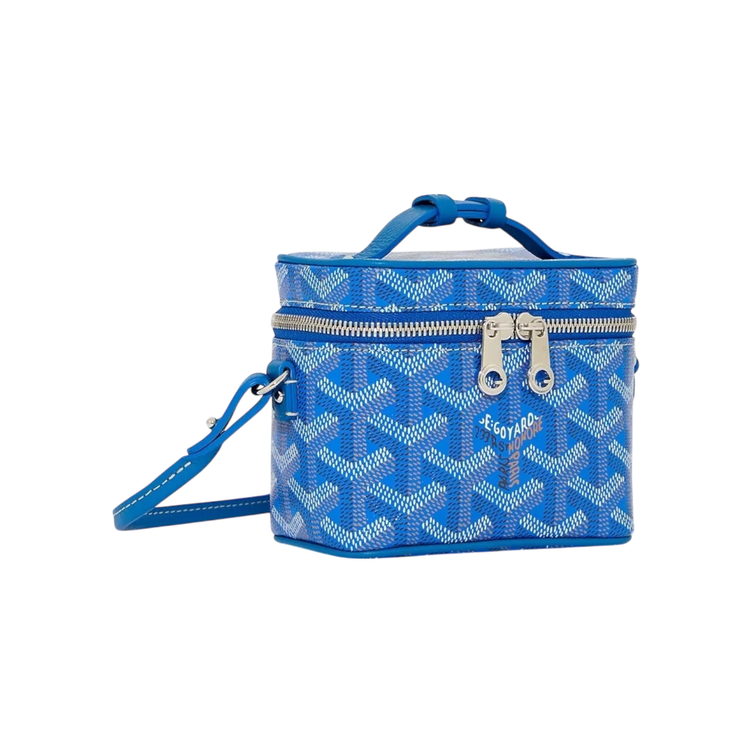 Goyard Muse Nano Vanity Sky Blue Chrome Dubai