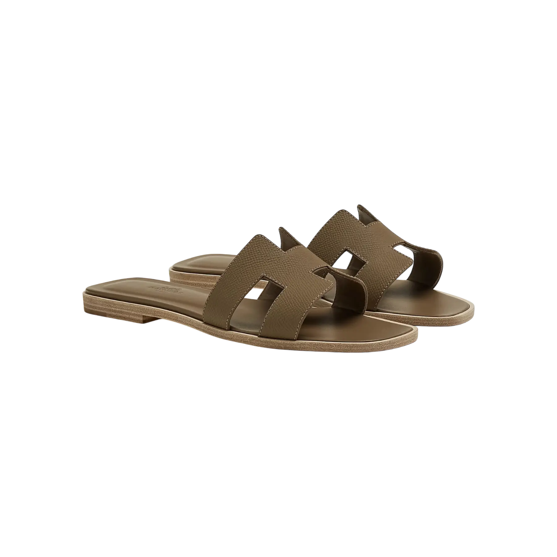 Hermes Oran Sandal Etoupe Chrome Dubai