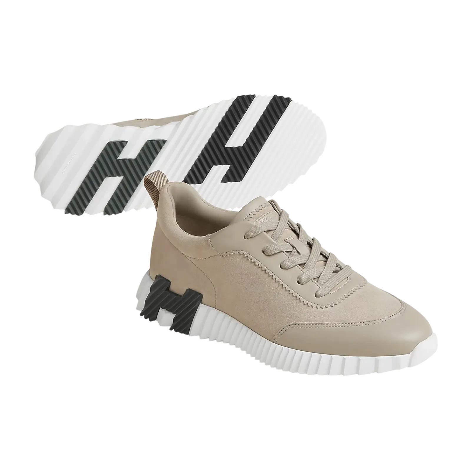 【HERMÈS BOUNCINGスニーカーサイズ43】 Hermes Men's Gris Brume Bouncing 42 Sneaker Shoes – MAISON de LUXE