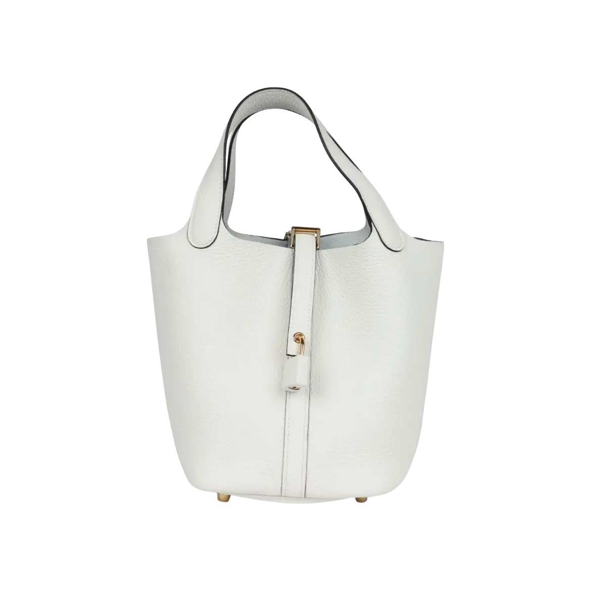 Hermès Picotin Lock 18 White Clemence Gold Hardware Chrome Dubai
