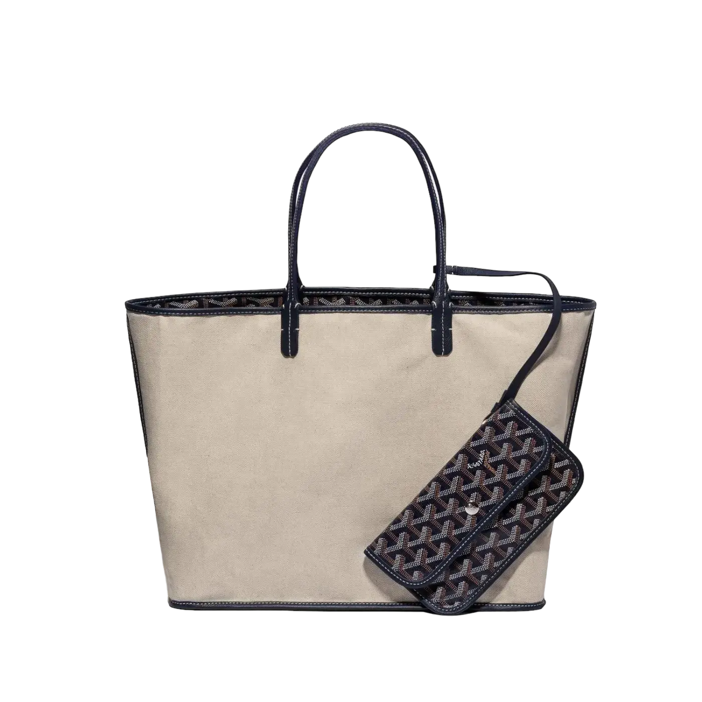 Goyard Saint Louis Tote Navy Blue Chrome Dubai