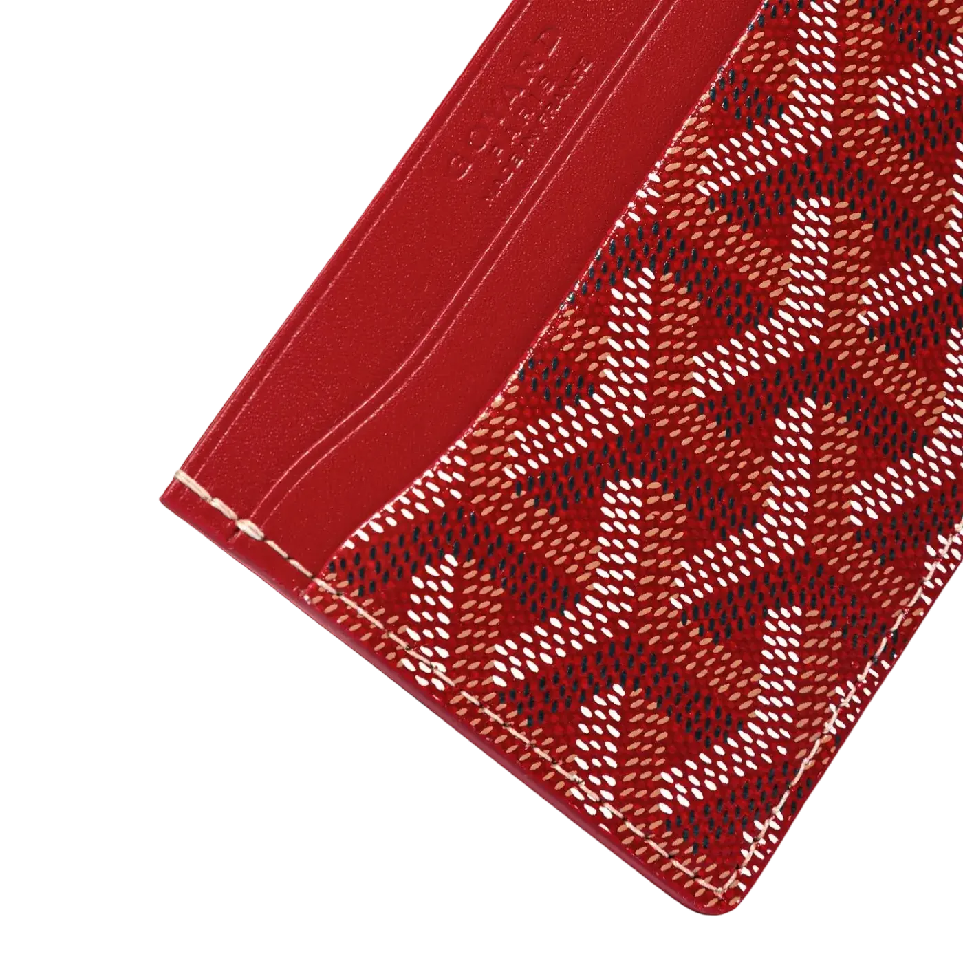 Goyard Saint Sulpice Card Holder Red Chrome Dubai