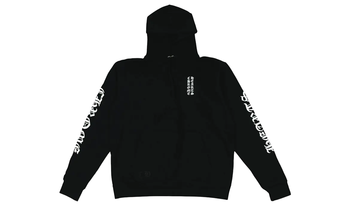Chrome Hearts Vertical Logo Hoodie Chrome Dubai