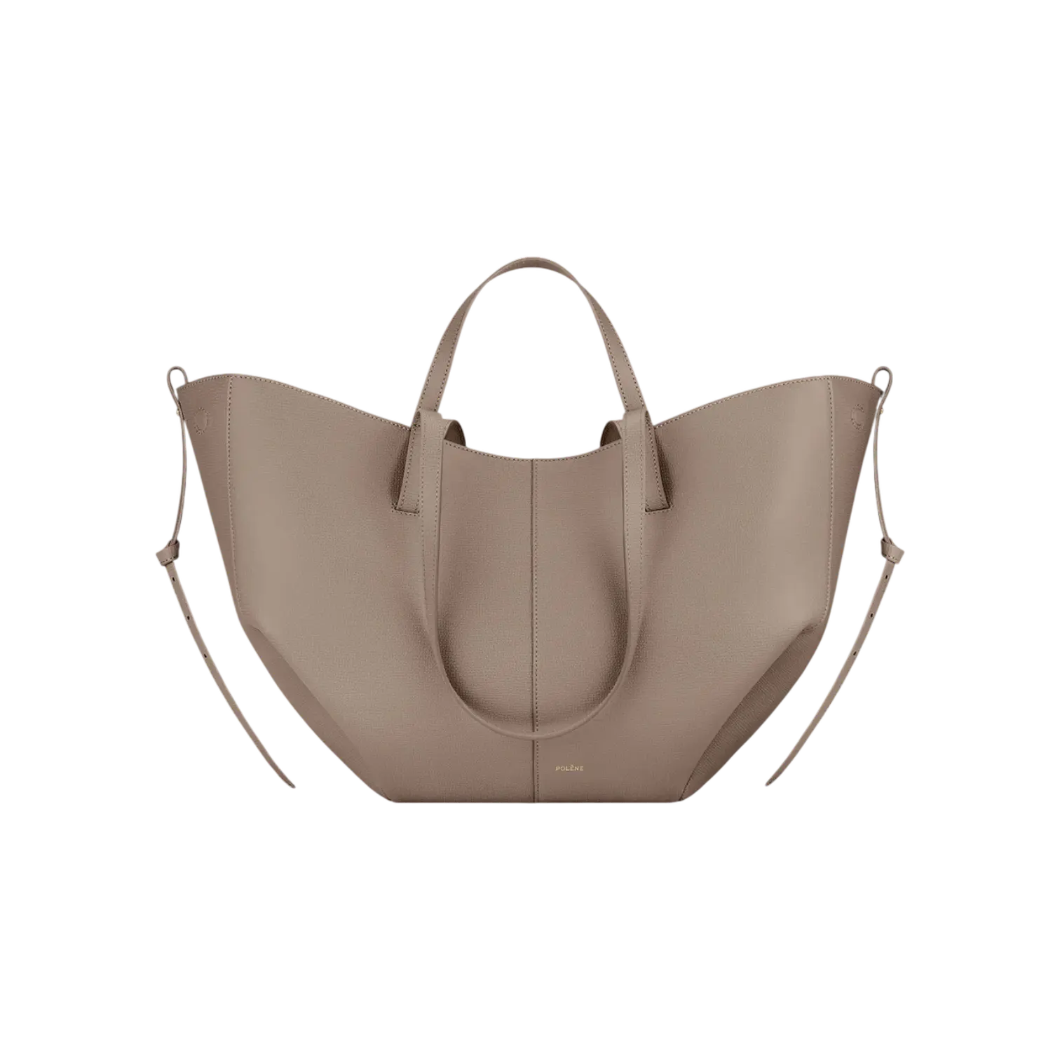 Polene Cyme Tote Bag Taupe Chrome Dubai