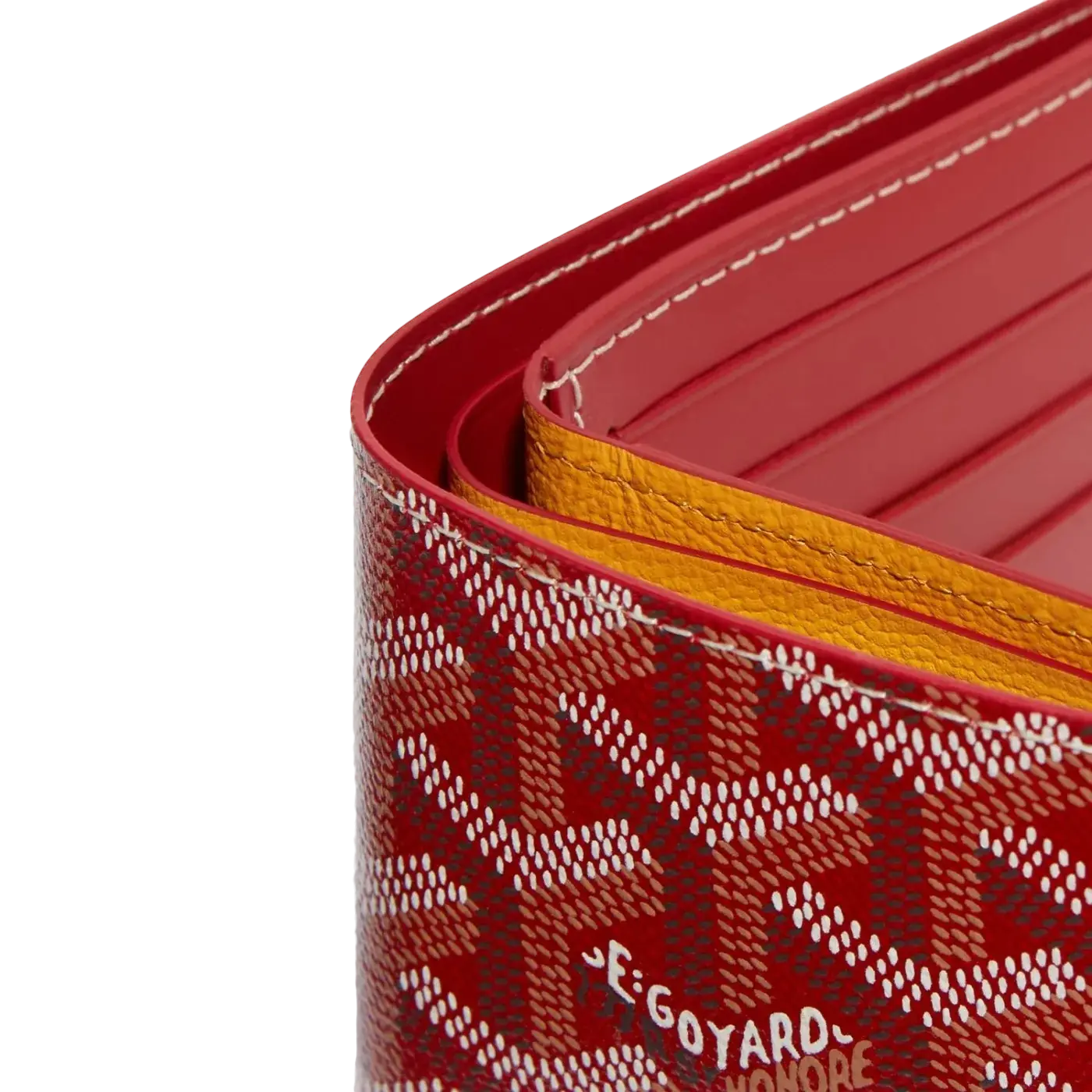 Goyard Victoire Wallet Red Chrome Dubai