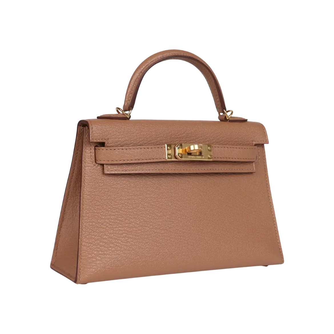 Hermès Mini Kelly Sellier Quebracho Chevre Gold Hardware Chrome Dubai