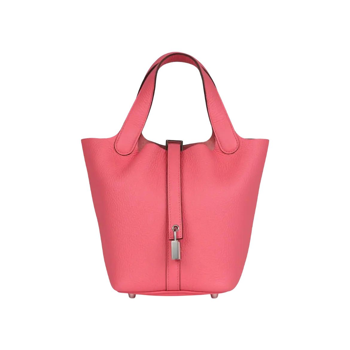 Hermès Picotin Lock 18 Rose Azalee Clemence Palladium Hardware Chrome Dubai