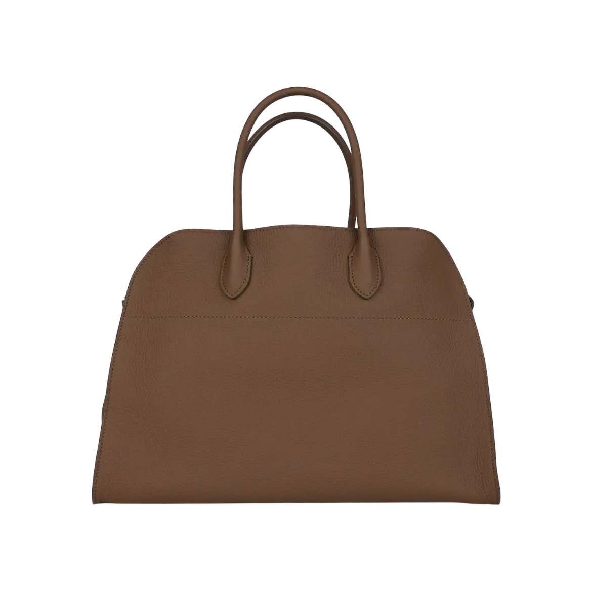 The Row Soft Margaux 15 Bag Chevre Calfskin Silver Hardware Chrome Dubai